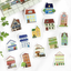 Pegatinas washi - ippai - Casas
