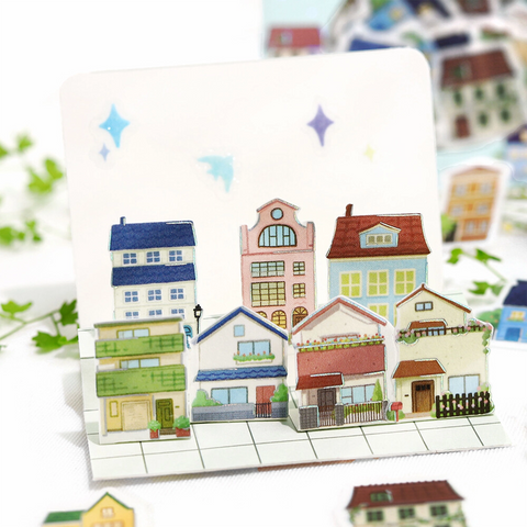 Pegatinas washi - ippai - Casas