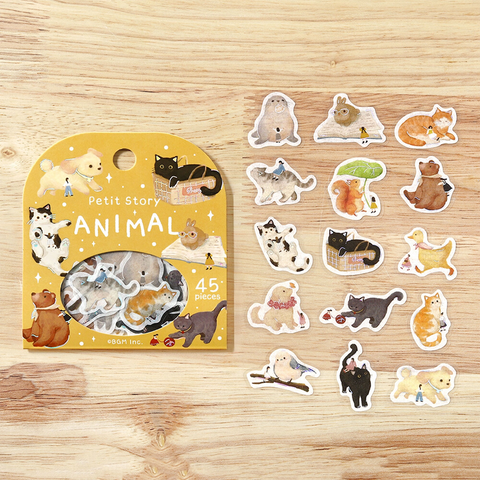 Pegatinas washi - Petit Story - Animal