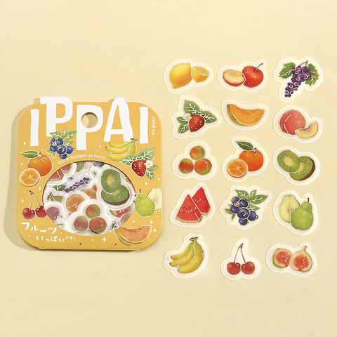 Pegatinas washi - ippai - Frutas