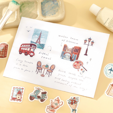 Pegatinas washi - Journey - Mundo