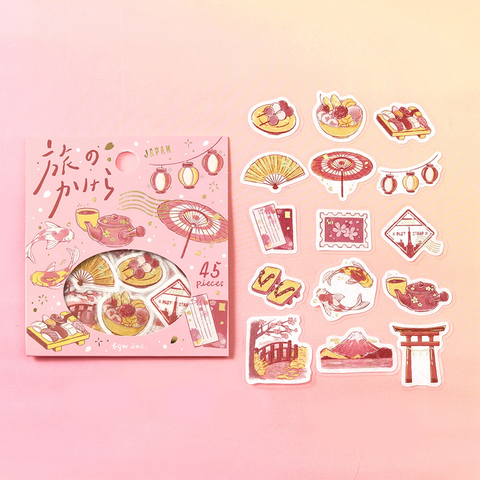Pegatinas washi - Journey - Japón