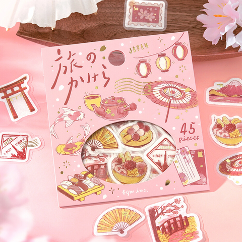 Pegatinas washi - Journey - Japón