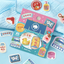 Pegatinas washi - Retro - Public Bathhouse