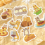 Pegatinas washi - Hamster Bistro