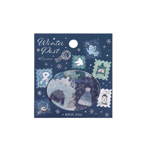 Pegatinas washi - Sellos de invierno