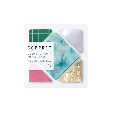 Stickers COFFRET Cuadrado - Verdes