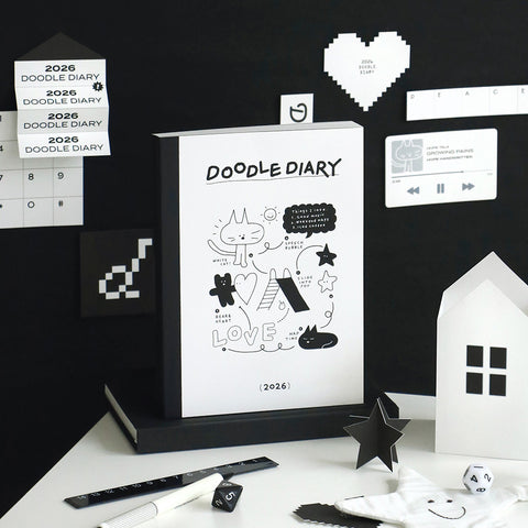 Agenda Iconic 2026 Doodle A5