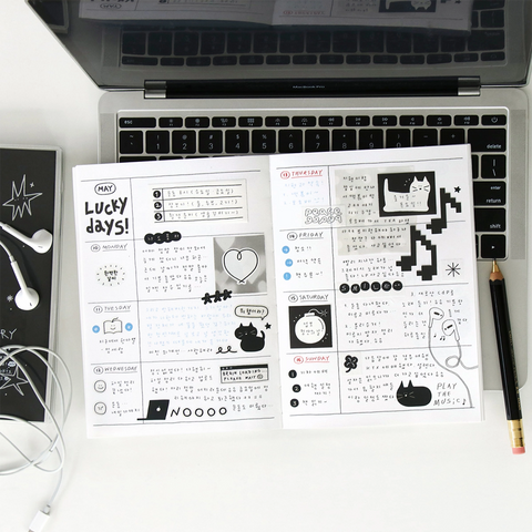 Agenda Iconic 2027 Doodle A5