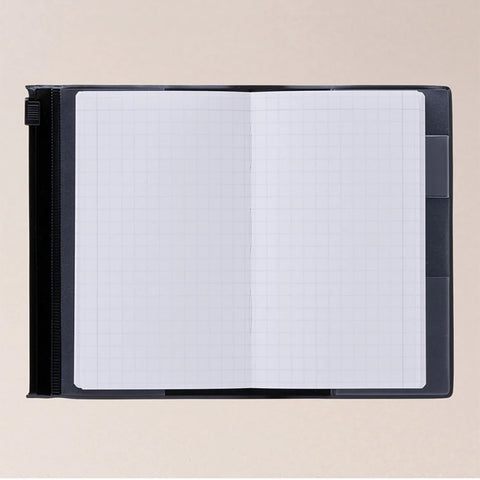 Cuaderno EDiT Negro - Funda PVC y recambio