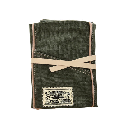 Estuche Esterbrook Pen roll - Verde militar