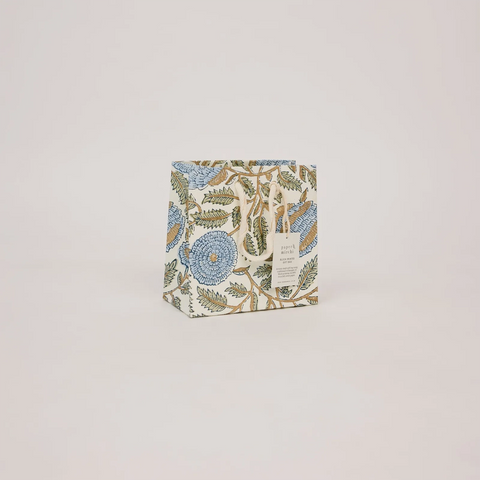 Bolsa de regalo pequeña - Papel artesanal Blue Stone Refresh