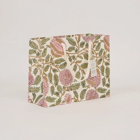 Bolsa de regalo mediana - Papel artesanal Blush Refresh