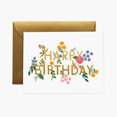 Tarjeta Felicitación Cumpleaños - Wildwood