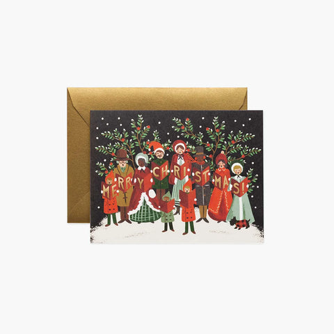 Tarjeta Felicitación Navidad - Villancicos