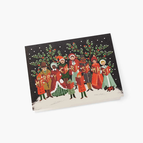 Tarjeta Felicitación Navidad - Villancicos