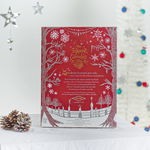 Inkvent Calendar Diamine - 2026 Burgundy Edition