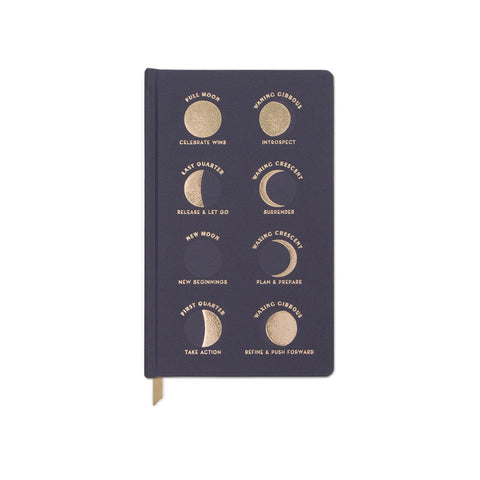 Cuaderno 13x21cm Fases de la luna - Designworks Ink