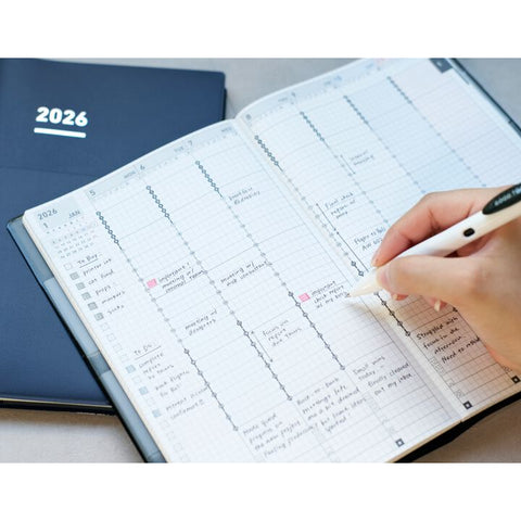 Agenda Jibun Techo BIZ A5 Slim Beis 2026