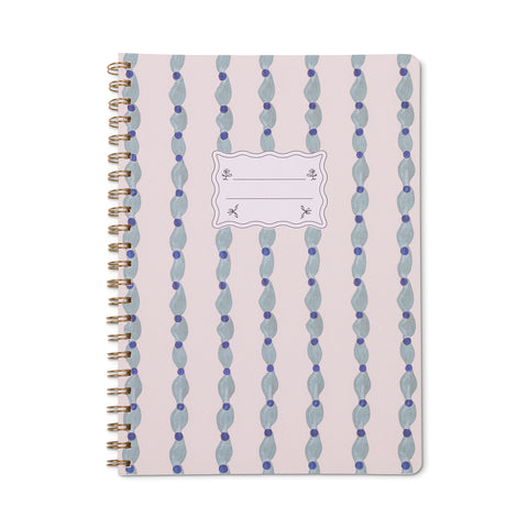 Cuadernos A4 Tulip Azul - Página rayada y calendario perpetuo
