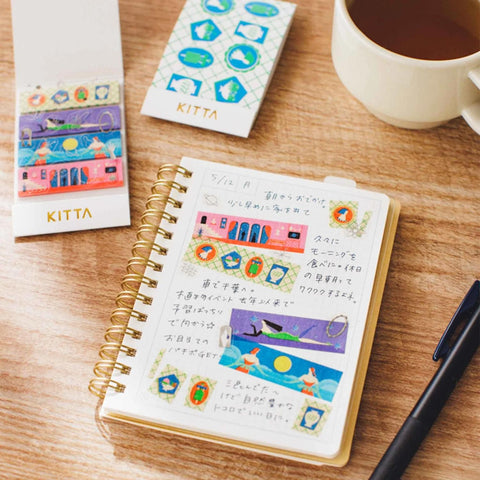 Washi tape cortado KITTA Collage - Planet