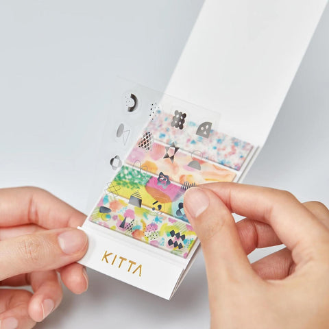 Washi tape cortado KITTA Collage - Watercolor