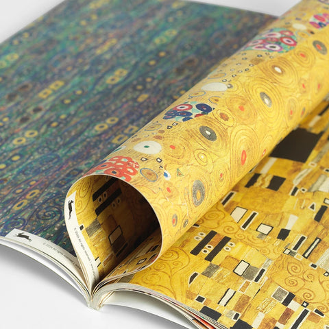 Libro con 12 papeles de regalo - Gustav Klimt