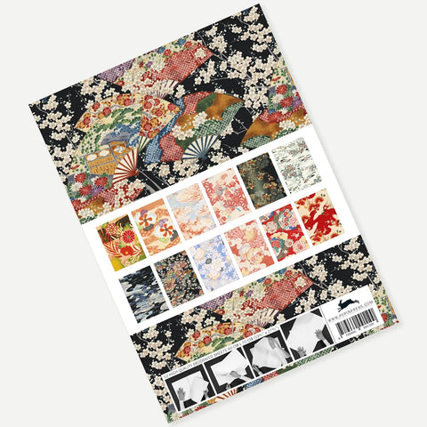 Libro con 12 papeles de regalo - Kimono