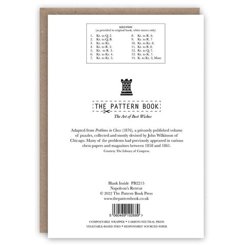 Tarjeta Vintage - Ajedrez