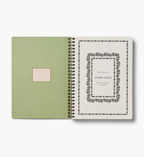 Agenda 2026-2027 Rifle Paper Co - 17 meses - 21x16cm