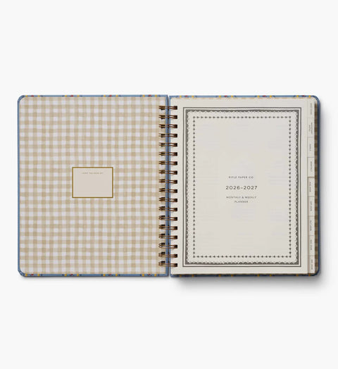 Agenda 2026-2027 Rifle Paper Co - 17 meses - 21x25cm Schoolhouse