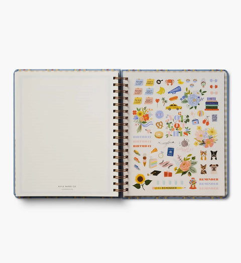 Agenda 2026-2027 Rifle Paper Co - 17 meses - 21x25cm Schoolhouse