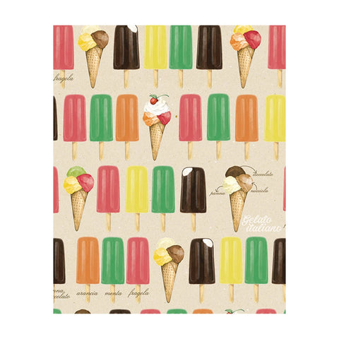 Papel regalo Helados - 50x70cm