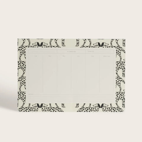 Planificador semanal sin fechas Season Paper - Dalmatien