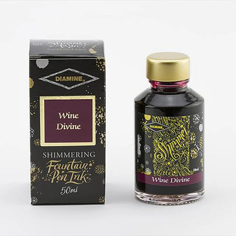 Tinta estilográfica Diamine Shimmering - Wine Divine