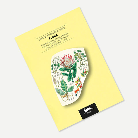 Libro con 250 pegatinas - Flora