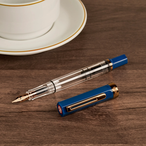 Pluma TWSBI ECO Indigo Blue Bronze