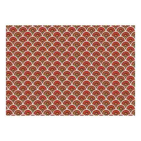 Papel regalo Art Deco rojo 100x70cm