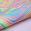 Papel regalo de algodón 50x70cm - Waves Neon