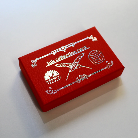 150 Tarjetas para muestras de tintas - Caja roja