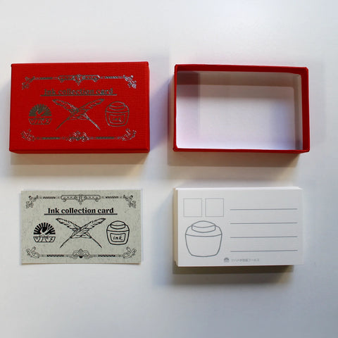 150 Tarjetas para muestras de tintas - Caja roja