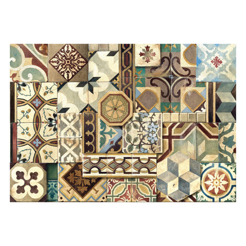 Papel regalo Azulejos antiguos 100x70cm