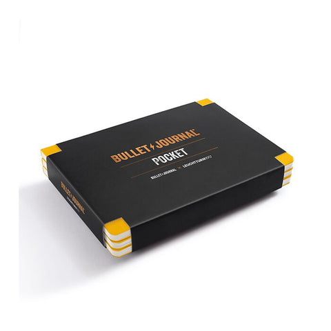 Bullet Journal Pocket Amarillo - Pack de 3