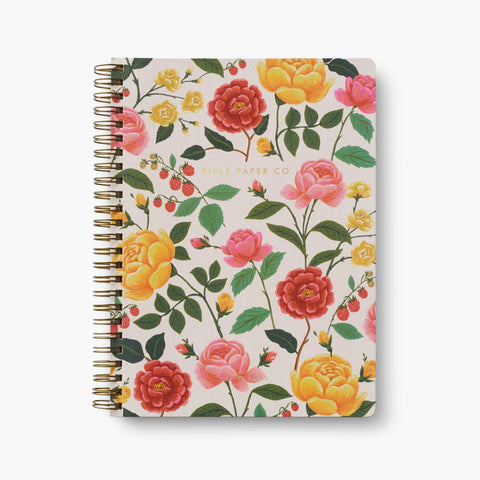 Cuaderno con anillas Rifle Paper Co - Rosas