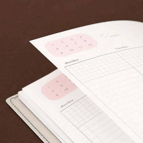 Agenda sin fechas Office Planner V.2 - Mint