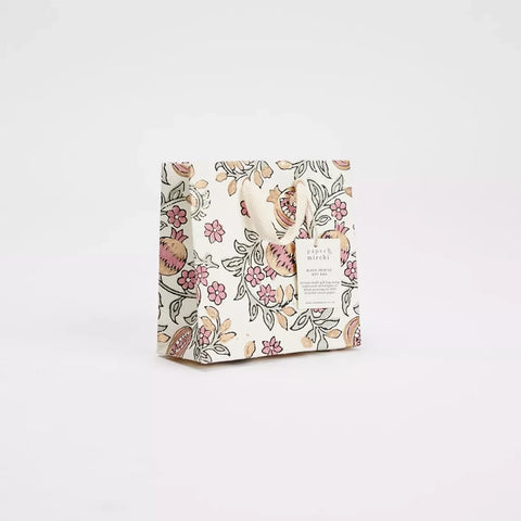 Bolsa de regalo pequeña - Papel artesanal Pink Earth