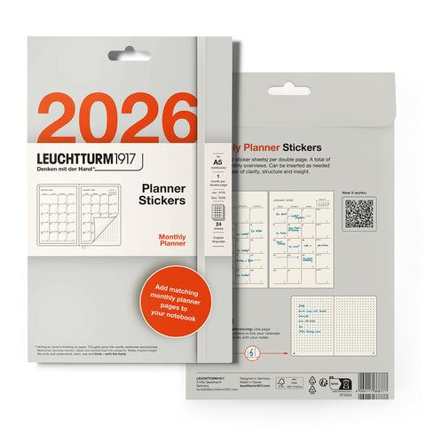 Agenda adhesiva 2026 Mensual - Leuchtturm1917