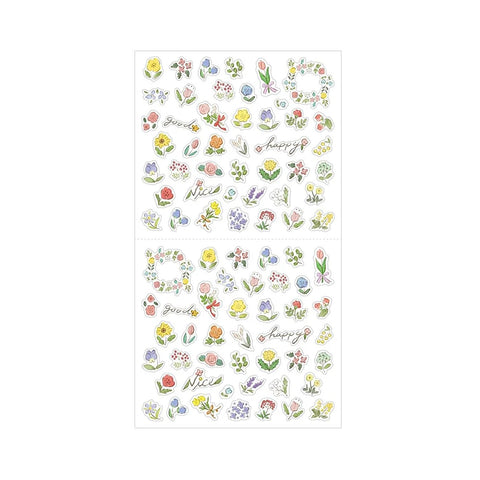 Stickers 2682 Wild Flowers - Hoja de pegatinas