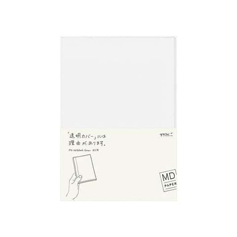 Funda transparente - Cuaderno Midori A5