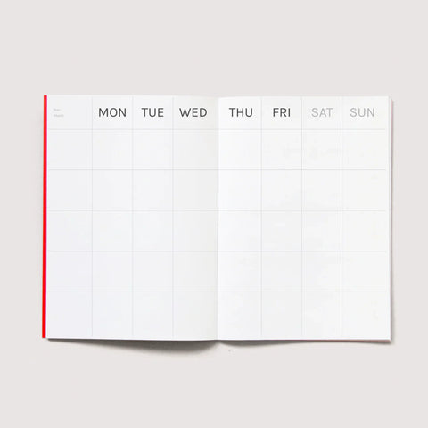 Agenda sin fechas mensual Octagon Design - Varios tamaños